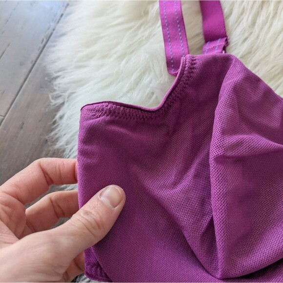 Chantelle Minimizer Bra Natural Purple Lined Seamless Full Coverage 34DDD 34F - Picture 7 of 10